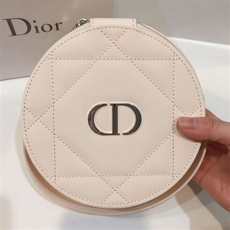 dior round vanity case|christian dior vanity bag.